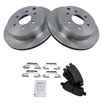 TRQ® - Rear Disc Brake Kit with Ceramic Pads
