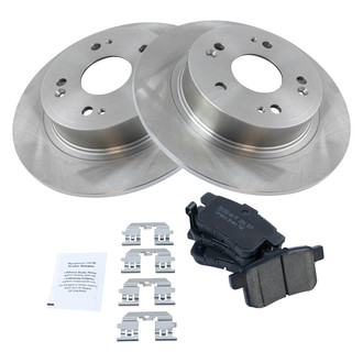 TRQ® - Rear Disc Brake Kit with Ceramic Pads