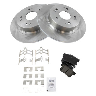 TRQ® - Rear Disc Brake Kit with Ceramic Pads