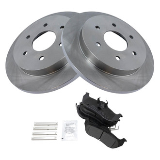 TRQ® - Disc Brake Kit with Semi-Metallic Pads