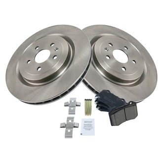 TRQ® - Rear Disc Brake Kit with Ceramic Pads