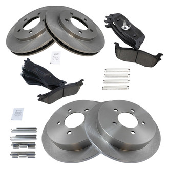 TRQ® - Disc Brake Kit with Ceramic Pads