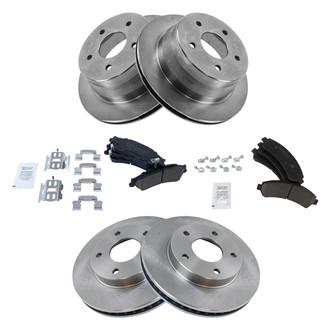 TRQ® - Disc Brake Kit with Ceramic Pads