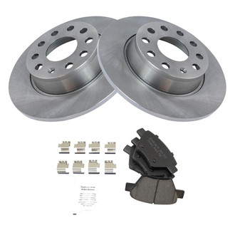 TRQ® - Rear Disc Brake Kit with Ceramic Pads