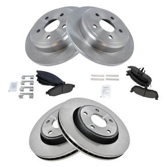 TRQ® - Disc Brake Kit with Ceramic Pads