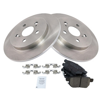 TRQ® - Rear Disc Brake Kit with Ceramic Pads