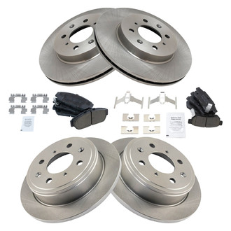 TRQ® - Disc Brake Kit with Ceramic Pads
