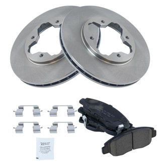 TRQ® - Front Disc Brake Kit with Ceramic Pads