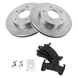 TRQ® - Disc Brake Kit with Semi-Metallic Pads