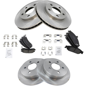 TRQ® - Disc Brake Kit with Ceramic Pads