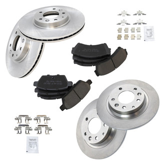 TRQ® - Disc Brake Kit with Ceramic Pads