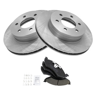 TRQ® BKA11191 - Front Disc Brake Kit with Ceramic Pads