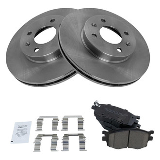 TRQ® - Front Disc Brake Kit with Ceramic Pads