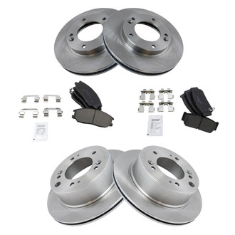 TRQ® - Disc Brake Kit with Ceramic Pads