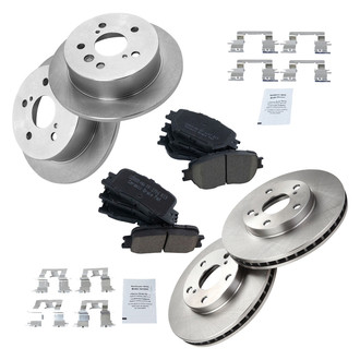 TRQ® - Disc Brake Kit with Ceramic Pads