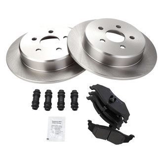 TRQ® - Disc Brake Kit with Semi-Metallic Pads