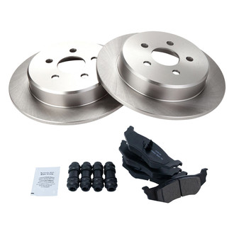 TRQ® - Rear Disc Brake Kit with Ceramic Pads
