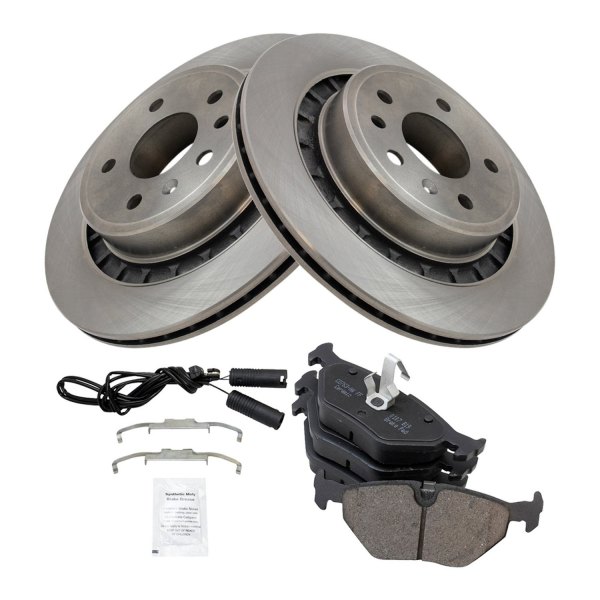 TRQ® - Rear Disc Brake Kit with Ceramic Pads