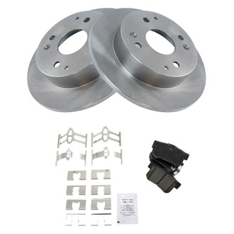 TRQ® - Rear Disc Brake Kit with Ceramic Pads