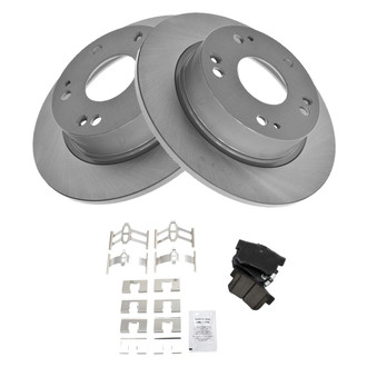 TRQ® - Rear Disc Brake Kit with Ceramic Pads
