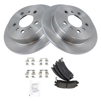 TRQ® - Rear Disc Brake Kit with Ceramic Pads