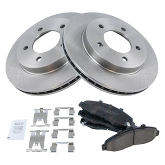 TRQ® - Front Disc Brake Kit with Ceramic Pads