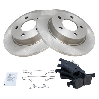 TRQ® - Rear Disc Brake Kit with Ceramic Pads