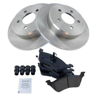 TRQ® - Rear Disc Brake Kit with Ceramic Pads