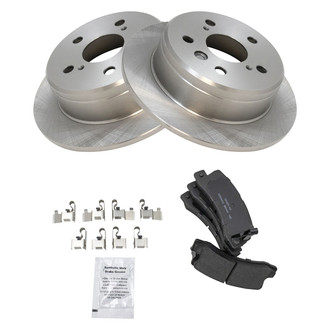 TRQ® - Rear Disc Brake Kit with Ceramic Pads
