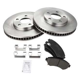 TRQ® - Front Disc Brake Kit with Ceramic Pads