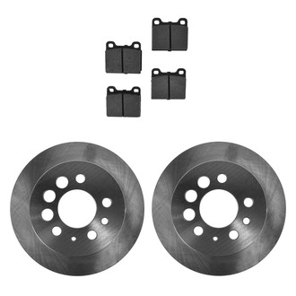 TRQ® - Disc Brake Kit with Semi-Metallic Pads