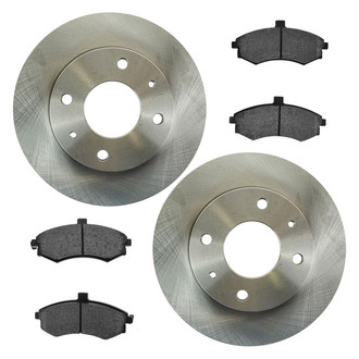 TRQ® - Front Disc Brake Kit with Ceramic Pads