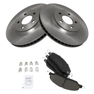 TRQ® - Front Disc Brake Kit with Ceramic Pads