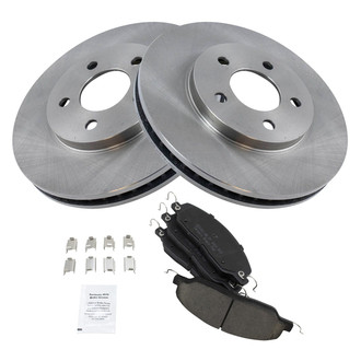 TRQ® - Front Disc Brake Kit with Ceramic Pads
