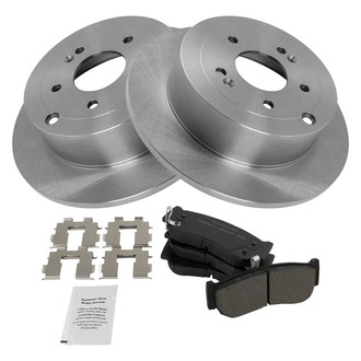 TRQ® - Rear Disc Brake Kit with Ceramic Pads