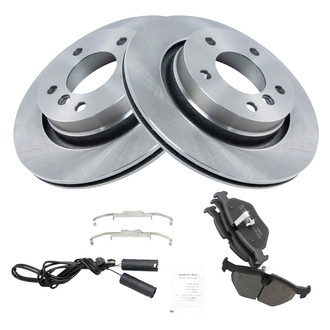 TRQ® - Rear Disc Brake Kit with Ceramic Pads
