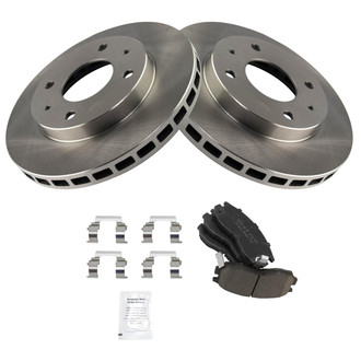 TRQ® - Front Disc Brake Kit with Ceramic Pads