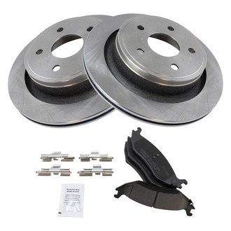 TRQ® - Rear Disc Brake Kit with Ceramic Pads