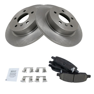 TRQ® - Rear Disc Brake Kit with Ceramic Pads