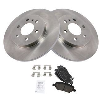 TRQ® - Rear Disc Brake Kit with Ceramic Pads