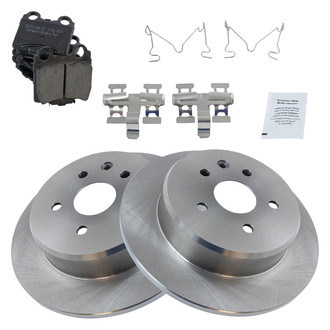 TRQ® - Rear Disc Brake Kit with Ceramic Pads