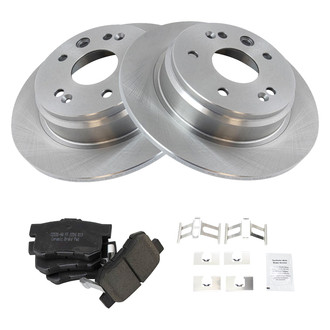 TRQ® - Rear Disc Brake Kit with Ceramic Pads