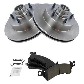 TRQ® - Front Disc Brake Kit with Ceramic Pads