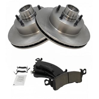 TRQ® - Front Disc Brake Kit with Ceramic Pads