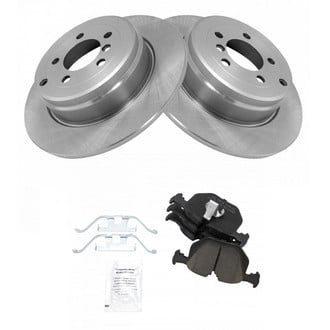 TRQ® - Rear Disc Brake Kit with Ceramic Pads