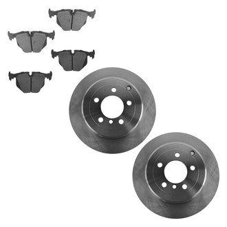 TRQ® - Disc Brake Kit with Semi-Metallic Pads