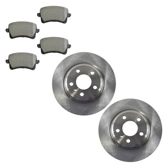 TRQ® - Disc Brake Kit with Semi-Metallic Pads