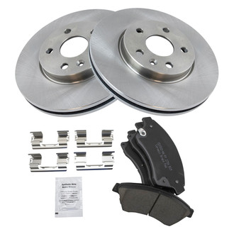 TRQ® - Front Disc Brake Kit with Ceramic Pads