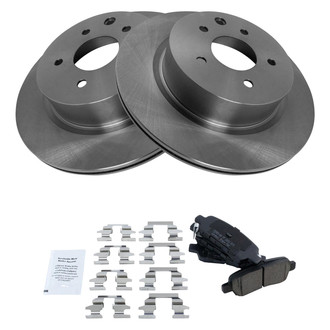 TRQ® - Rear Disc Brake Kit with Ceramic Pads