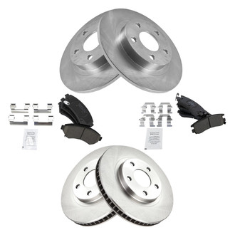TRQ® - Disc Brake Kit with Ceramic Pads